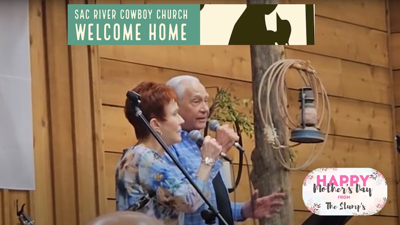 John & Jan singing on Mother's Day